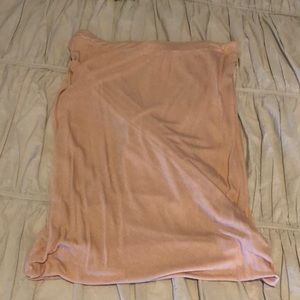 Bella Luxx blush heather twist mini skirt M